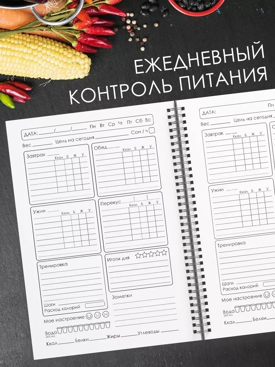 Дневник питания для похудения подарок