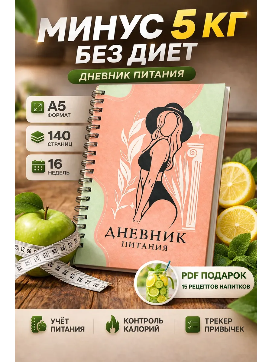 Дневник питания для похудения подарок